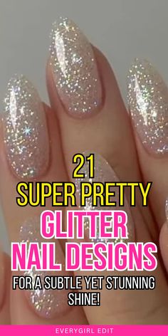 glitter nails, glitter nail designs, glitter nail art, glitter nail ideas, glitter nail inspo, glitter nails 2024, glitter nail designs 2024, glitter nail art 2024, glitter nail ideas 2024, best glitter nails, best glitter nail designs, best glitter nail art, best glitter nail ideas. Nail Art Designs Holographic, Simple Nails With Sparkle, Rainbow Glitter Nails Sparkle, Glitter Gelly Nail, Silver And Gold Winter Nails, Holiday Nails Nude Sparkle, Nail Gel Polish Design Gold Glitter, Sparkle Cat Eye Nails, Gel Nails Sparkle Glitter