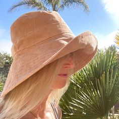 "A wide brim corduroy sun hat for beach days and summer fun. This sun hat for women has a nice wide brim to protect your whole face and even your neck and chest. Easy to bring along in your bag, folds up easy. This hat is made from a tan cotton corduroy fabric. Inside liner is white cotton. I used interfacing inside the brim to keep it's shape. Brim measures 4.5\" Crown depth is 3.5\". Contact me for custom fit option. SIZES AVAILABLE S - measures 22.5\" (fits heads with circumference of 21\" to Brown Bucket Hat, Wide Brim Sun Hat, Sun Hats For Women, Beach Hat, Neutral Beige, Boho Beach, Summer Cotton, Wide Brimmed, Style Gift