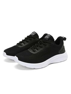 Black  Collar     Embellished   Women Shoes Fade-resistant Sneakers For Jogging And Sports Season, Breathable Athletic Fit Slip-on Sneakers, Fade-resistant Sneakers For Jogging, Sporty Breathable Slip-on Sneakers, Athletic Fit Sneakers With Breathable Mesh, Casual Breathable Running Shoes With Engineered Mesh, Athletic Fit Breathable Mesh Sneakers, Athletic Fit Breathable Sneakers, Sports Sneakers With Shock Absorption And White Sole