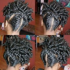 Twist Curls, Natural Hair Community, Flat Twist, Natural Hair Updo