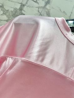 Size: XS, S, M, L, XL, XXL, XXXL It comes with Dust box, Care manual, Tag, and Paper bag.Size Guide: Long Sleeve Satin Tops For Summer, Trendy Pink Satin Top, Casual Fitted Satin Top, Fitted Satin Casual Top, Pink Fitted Blouse For Loungewear, Fitted Pink Blouse For Loungewear, Pink Long Sleeve Satin Top, Pink Satin Long Sleeve Tops, Long Sleeve Pink Satin Top