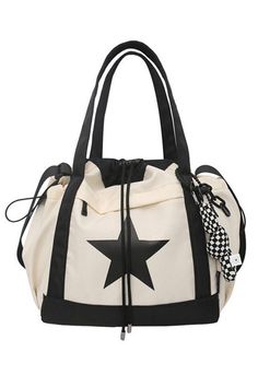 star print beige handbag downtown girl aesthetic bag boogzel clothing png Drawstring Handbag, Tote Bag Luxury, Goth Outfit, Nylon Tote Bag, Aesthetic Bags, Women Crossbody Bag, Nylon Tote Bags, Bag Luxury, Wholesale Bags