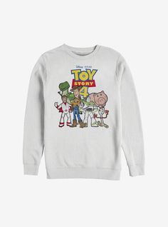 50% Cotton  50% PolyesterWash cold; dry lowImportedListed in men's sizes Toy Story Character, Character Logo, Toy Story Characters, Toy Story Buzz Lightyear, Mens Toys, Movie Tees, Pixar Toys, Sweatshirt Fabric, Pullover Men