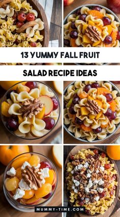 the steps to make this fall fruit salad recipe