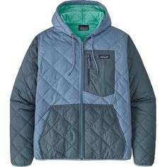 From hitting the local trails for some fall hiking to going out for grub with your buddies before settling in to watch the game, the Patagonia Men's Diamond Quilted Bomber Hooded Jacket is there to give the perfect combination of warmth, functionality, and durability. This jacket's windproof and water-resistant shell shields from the elements, while lightweight Thermogreen insulation keeps toasty even when wet. Diamond quilting keeps insulation in place and creates a heat-trapping surface, while Casual Quilted Hooded Jacket For Outdoor Activities, Functional Quilted Hooded Jacket For Outdoor, Quilted Hooded Jacket For Outdoor Activities In Fall, Quilted Hooded Outerwear For Hiking, Quilted Hooded Jacket For Hiking, Patagonia Casual Outdoor Outerwear, Patagonia Casual Outerwear For Hiking, Patagonia Sporty Outdoor Outerwear, Casual Patagonia Outerwear For Hiking