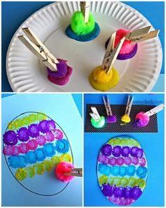 Påskeaktiviteter For Barn, Easter Crafts Preschool, Crafty Morning, Easter Crafts For Toddlers, Easter Arts And Crafts, Fun Easter Crafts, Easter Board, Easter Preschool, Easter Activities For Kids