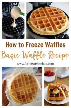 how to freeze waffles basic waffle recipe for breakfast or brunch