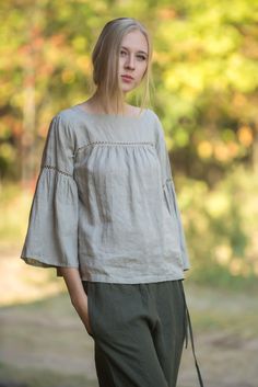 Linen Blouses, Hippie Blouse, Sequin Crop Top, Hippie Shirt, Style Guru, Oversized Blouse, Boho Lace, Trendy Fashion Tops, Bleachers