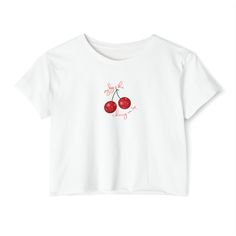 "This sweet \"cherry on top\" cropped t-shirt is the perfect merch for big/little reveal!" Sorority Big Little Reveal, Sorority Big Little, Big Little Reveal, Tube Tops, Cropped Tube Top, Cherry On Top, Top Cropped, Cropped T Shirt, Big Little