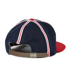 New Orleans Pelicans 1942 Vintage Ballcap – Ebbets Field Flannels Classic Baseball Cap For Baseball Season With Visor, Classic Visor Baseball Cap For Baseball Season, Classic Red Six-panel Baseball Cap, Classic Snapback Visor Hat For Sports Events, Classic Visor Snapback Hat For Sports Events, Classic Navy Baseball Cap For Sports Events, Classic Curved Brim Baseball Cap For College, Varsity Baseball Cap With Curved Brim, Classic Baseball Cap With Curved Brim For Sports Events