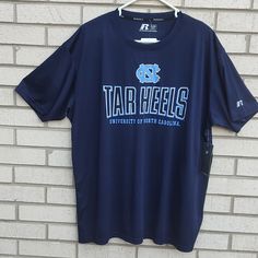 North Carolina Tarheel Shirt Size Xl Blue/White Have Two Blue Summer Shirt For College, Blue Moisture-wicking Summer Shirt, Navy Casual Sports Shirt, Casual Navy Sports Shirt, Casual Navy Shirt For Sports, Casual Blue Sports Shirt, Blue Cotton Moisture-wicking Shirt, Casual Blue Moisture-wicking T-shirt, Blue Moisture-wicking Short Sleeve Shirt