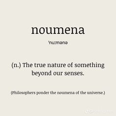 the words numena are written in black and white