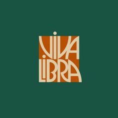 an orange and white logo with the words ava ibra on it's side