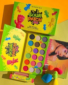 Fun Eyeshadow Palettes, Sour Patch Makeup, Indie Eyeshadow Palette, Cute Makeup Pallets, Makeup Palette Collection, Candy Makeup, Essence Makeup, Makeup Pallets, Sephora Skin Care