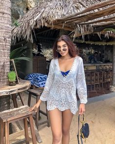 Goa Beaches Photography, Goa Outfits Women, Casual Beach Vacation Outfits, Juhi Godambe, Classy Beach Outfit, Outfits For Beach, Beaches Photography, Goa Beaches, Beachy Summer Outfits