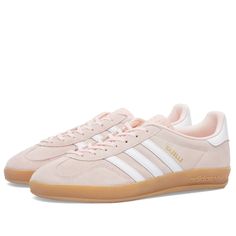 Pink Adidas Gazelle, Pink Shoes Outfit, Pink Gazelles, Adidas Gazelle Women, Light Pink Adidas, Adidas Gazelle Indoor, Adidas Outfit, Adidas Shop