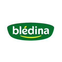 the logo for bedina is green and white with yellow lettering on it's side