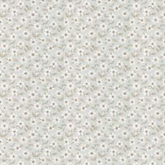 a white and gray flower pattern on a wallpaper with lots of small flowers in the center