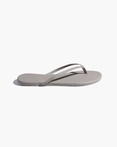 Tonal from strap to sole. A light matte finish on the style that started it all. Handcrafted from soft Brazilian leather in a classic flip flop silhouette. Throw on and go — we added a cushioned insole and rubber outsole for extra comfort. Classic Summer Flip Flops, Classic Open Toe Flip Flops For Everyday, Classic Adjustable Flip Flops For Summer, Classic Adjustable Summer Flip Flops, Classic Everyday Flip Flops With Single Toe Strap, Sleek Synthetic Flip Flops For Beach, Sleek Flip Flops With Single Toe Strap For Beach, Cushioned Single Toe Strap Flip Flops, Classic Flip Flops With Textured Footbed