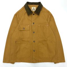 Wiaofellas - American Styles Men's Cargo Canvas Jacket With Multi Pocket Streetwear Amikaki Corduroy Spliced Lapel Basic Jackets And Coats Anime Streetwear, Canvas Jacket, Casual Outerwear, Workwear Jacket, Blazer Shirt, Zippered Sweater, Basic Jackets, Mens Cargo, Oversized Knitted Sweaters