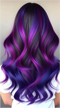 Unique Hair Colors, Crazy Hair Colors, Cool Hair Colors, Exotic Hair Color, Roofing Colors, Vivid Hair Color, Hair Color Unique, Hair Color Purple, Pretty Hair Color