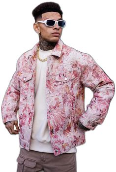 Trucker Jacket, All You Need Is, Fashion Nova, Mens Jackets, Tapestry, Pink