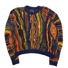 Vintage Coogi Sweater Size S 3d Knit Pure Wool Textured 1990s Australia Biggie Size Small Fits True 23 Inches Pit To Pit 23 Inches In Length Coogi Sweater, Sweaters Vintage, Wool Textures, Retro Sweater, Men's Sweater, Wool Sweaters, Denim Wash, Sweater Sizes, Knitted Sweaters