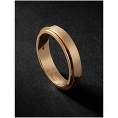 Piaget's ring is part of the brand's wedding 'Possession' collection that celebrates infinite love in motion. Crafted from 18-karat rose gold, the two bands rotate independently to showcase the label's technical expertise. It would make a thoughtful anniversary gift, too.