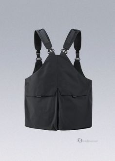 Reinde Lusion 3 in 1 Tote Bag & Vest Techwear Streetwear Vest With Functional Pockets, Techwear Bags With Functional Pockets For Everyday Use, Techwear Sleeveless Vest With Multiple Pockets, Techwear Vest, Black Techwear Bags With Pockets, Sleeveless Cotton Techwear Vest, Zipper Vest, Messenger Bag, Zipper