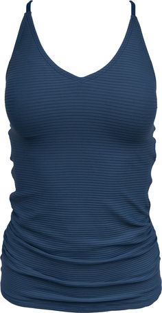 Enjoy comfort and confidence when you go outside with this Nani Swimwear V-neck tankini swimsuit top. It features side ruching and adjustable straps with a slight V-neck for active coverage. Stretch V-neck Tankini For Swimming, Sporty Fitted V-neck Swimwear, V-neck Tank Top For Swimming, Sporty V-neck Beach Tops, Seamless V-neck Sports Swimwear, Sporty V-neck Swimwear For The Beach, Summer V-neck Gym Tank Top, Sporty Sleeveless Seamless Tankini, Fitted V-neck Top For Poolside