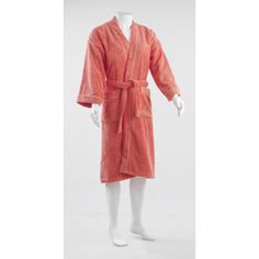 Wrap yourself in cozy luxury with our French cotton terry cloth robe. All-natural cotton is expertly woven into high-quality soft 450 gsm absorbent fabric. This luscious bathrobe has a relaxed fit, an open front, patch pockets, and a removable tie belt. White piping borders the hemline adding style and durability. The mid-calf length is perfect for snuggling up and lounging. Available in multiple colors. Made in France. Toison Dor Color: Orange, Size: S | Toison Dor 100% Cotton Terry Cloth Unise Terry Cloth Robe, Cozy Luxury, Colour Orange, Everly Quinn, Multiple Color, Terry Cloth, Tie Belt, Color Orange, Natural Cotton