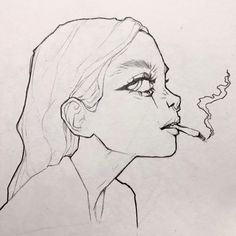 Profile Drawing Reference, Side Profile Drawing Reference, Side Profile Drawing, Cartoon Tattoo Ideas, Sketchy Style, Sketchy Tank, Animated Shows, Cartoon Tattoo, Profile Drawing