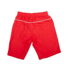 Item is in used condition. Mark to back of shorts, reflected in price. >Size: S >Waist Size: 28" >Inside Leg: 11" >Rise: 12" >Hem: 11" Red Short Sportswear Bottoms, Red Training Shorts With Elastic Waistband, University Red Athletic Shorts For Sports Events, Red Athletic Shorts For Streetwear, Red Moisture-wicking Bottoms For Streetwear, Red Athleisure Athletic Shorts For Streetwear, Sporty Red Shorts For Sports Events, Red Sporty Shorts For Sports Events, Red Sports Bottoms With Elastic Waistband