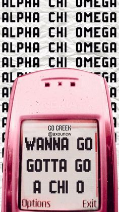 a pink cell phone with the words wanna go geta go on it's screen