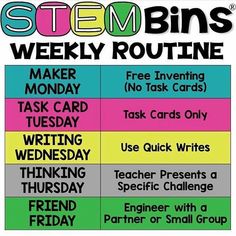 March Stem, Setting Up A Classroom, Morning Bins, Brooke Brown