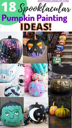 Creative Pumpkin Painting, Pumpkin Decorating Contest, Days Until Halloween, Seasonal Activities, Halloween Pumpkins Painted, Wet Felting Projects, Holiday Games