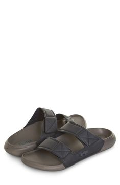 Adjustable straps mean a custom fit in a laid-back sandal with smart arch support. Synthetic upper/textile lining/rubber sole Imported Nordstrom Store, Anniversary Sale, Mens Sandals, Fit In, Arch Support, Slide Sandals, Custom Fit, Nordstrom Rack, Rubber Sole