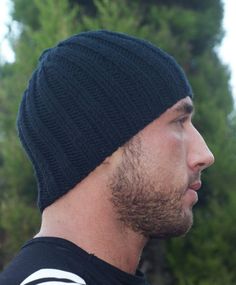 Classic Black Knitted Hat, Black Crochet Beanie For Outdoor, Black Hand Knitted Beanie Cap, Casual Black Hand Knitted Beanie, Black Hand Knitted Beanie For Cold Weather, Long Hat, Cable Scarf, Chunky Beanie, Hat Accessories