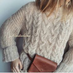 "Very beautiful and comfy sweater! It is soft, light, stylish. Street style and more. You will like it. Oversized sweater. Beautiful light beige color. Alpaca & silk. Length of sleeves - 3/4. Due to the cuff, you can change the length. Size: 1.Oversize (standart): width of sweater -59cm/23-24\", length-59-60cm/24\". 2.Oversize + : width of sweater is about 65cm/25-26\", length: 70-71cm/28\". Care:  Hand wash in lukewarm water(30o),not hot. Rinse the sweater in the same slightly warm water, but n Elegant Cream Chunky Knit Sweater, Hand-knitted Alpaca Cozy Sweater, Cozy Hand Knitted Alpaca Sweater, Beige Alpaca Long Sleeve Sweater, Hand Knitted Alpaca Cozy Sweater, Fall Mohair Cable Knit Sweater, Beige Long Sleeve Alpaca Sweater, Cream Knitted Alpaca Sweater, Cozy Alpaca Cable Knit Sweater