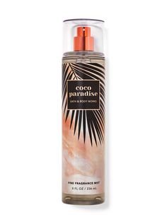 Coco Paradise Fine Fragrance Mist | Bath & Body Works Coco Paradise, Summer Scents, Coconut Bath, Bath & Body Works, Bath N Body Works, Bath And Body Works Perfume, Fine Fragrance Mist, Bath And Bodyworks, Fragrance Spray