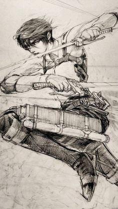 Drawing Attack On Titan, Sketchbook Pages Inspiration, Eren X Mikasa, Eren And Mikasa, Titan Fanart, Attack On Titan Fanart, Mikasa Ackerman, Arte Sketchbook, Sketchbook Pages