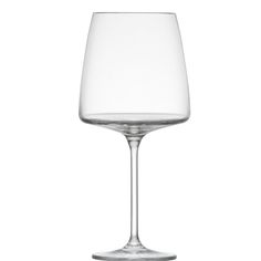 an empty wine glass on a white background