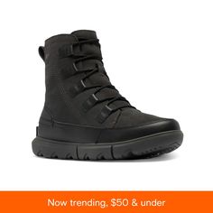 in stock Sorel Explorer, Black Jet, Cold Weather Boots, Sorel Boots, Men’s Boots, Thick Socks, Winter Shoes, Business Casual Outfits, Rubber Heels