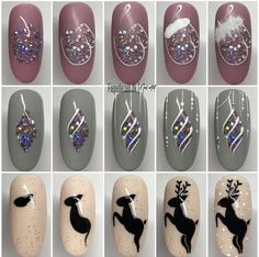 Xmas Nail Designs, Nail Art Noel, Snow Nails, Winter Manicure, Pretty Nail Designs, Holiday Nail Art, Xmas Nails, Christmas Nail Designs, Christmas Nail Art