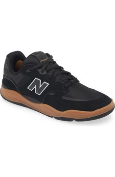 New Balance 1010 Skate Sneaker (Men)<br /> | Nordstromrack Modern Skate Shoes With Gum Sole For Streetwear, New Balance Leather Skate Shoes With White Sole, New Balance Leather Skate Shoes, Sporty Leather Sneakers For Skateboarding, New Balance Low-top Skate Shoes With Contrast Sole, New Balance Leather Sneakers With Gum Sole, Leather Sneakers With Contrast Sole For Skateboarding, New Balance Leather Skate Shoes For Sports, New Balance Leather Skate Shoes For Streetwear