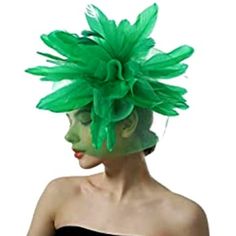 This One Speaks For Itself! And It Screams Glamour Style Class Sophistication Bold Boss And High Fashion! It's Unique And Fabulous! Feather Trim Costume Hats For Evening Events In Spring, Feather Trim Costume Hats And Headpieces For Spring Evening, Spring Evening Costume Hats With Feather Trim, Fitted Evening Fascinator With Feather Trim, Spring Evening Headpiece With Feather Trim, Elegant Headpieces For Kentucky Derby Costume Party, Gatsby Style Feather Fascinator For Party, Summer Evening Fascinator With Ostrich Feathers, Fitted Ostrich Feather Fascinator For Kentucky Derby