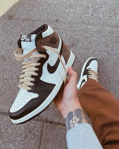 Jordan 1 Dark Mocha, Women Jordans, Jordans Shoes, Nike Shoes Girls, Nike Fashion Shoes, Jordan Shoes Girls, Jordan Shoes Retro