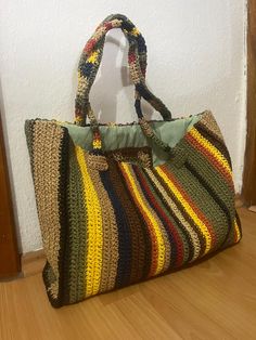 15*11*4 inçh.Its handles are also 24 inches. 🎀Any woman must have this casual bag for every fashionista.Whether you keeping it to yourself or gifting someone you care, it will be unforgettable. I made this beautiful bag in many colors. This bag is lightweight yet durable, breathable and environmental at the same time.💐 The bag has a lining. Varies by country, please see my shipping 🌸Use cloth or brush to remove possible dust. Wipe the bag with a clean, damp cloth and dry it. Allow to air dry Striped Bag, Summer Beach Bag, Keep It To Yourself, Bag Summer, Handmade Bag, Mesh Bag, Large Tote Bag, Natural Material, Large Tote