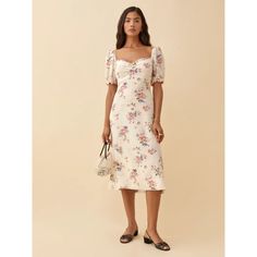 Reposhing This Item I Purchased From @Abbey1332. Still New With Tags! Reposhing Because It Didn’t Fit Me. Chiffon Midi Dress, Reformation Dress, Reformation Dresses, Midi Short Sleeve Dress, Floral Chiffon, Midi Length Dress, Size 6 Dress, Midi Dress Sleeveless, Look Chic