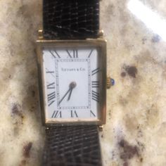 Tiffany & Co Mid Size Unisex 14kt Roman Quartz Watch Free Ship. Condition Is Pre-Owned. Please Notice 3 Letter Inscription On Back. Let Me Know If Any Questions. 3 Letter, Mid Size, Tiffany & Co., Quartz Watch, On Back, Accessories Watches, Let Me Know, Mens Accessories, Let Me